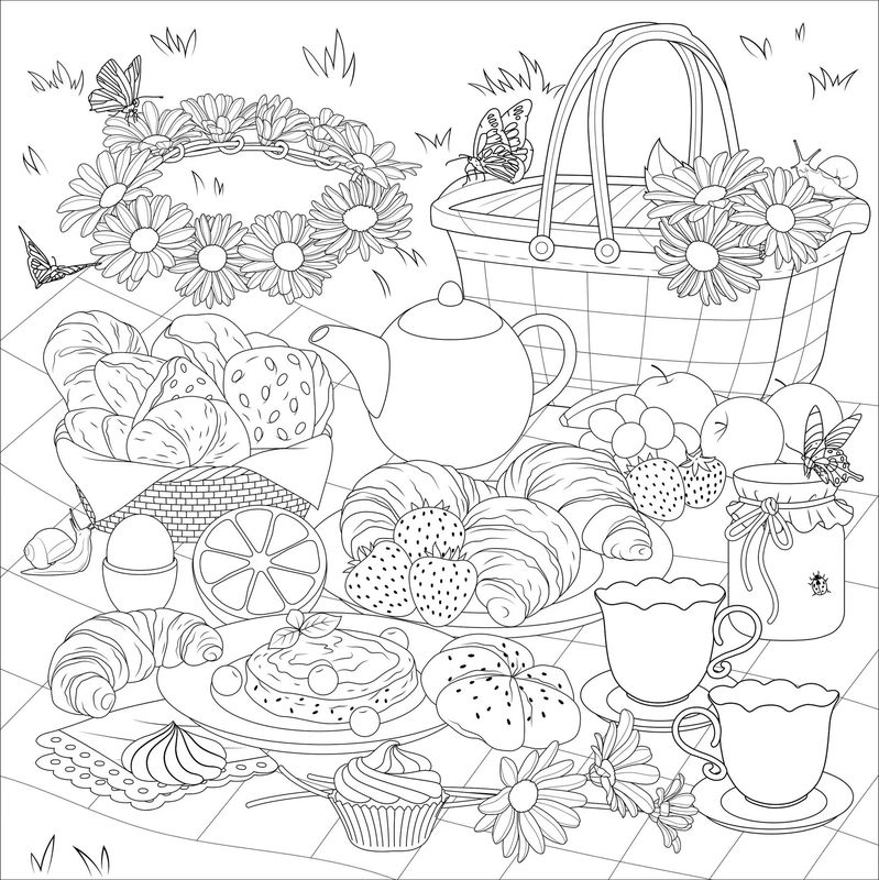 Colouring Book Cottagecore