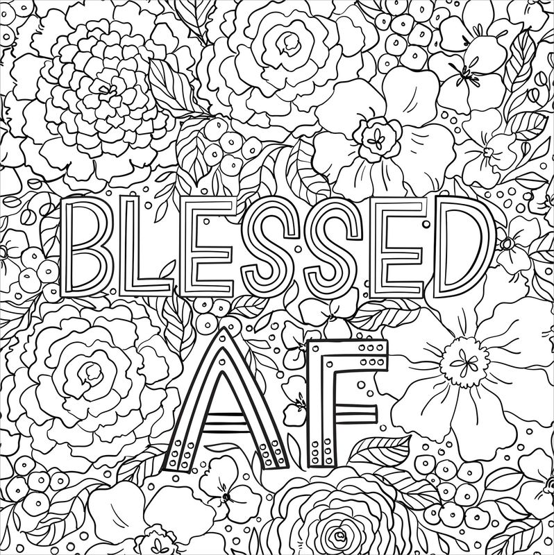 Colouring Book Inner F*cking Peace