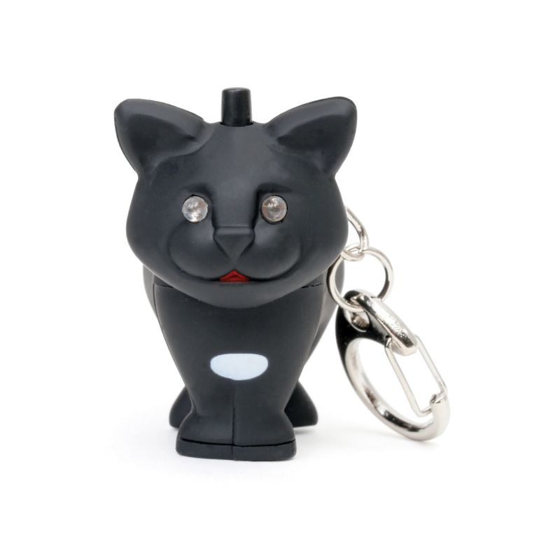 Keychain LED &amp; Sound Cat