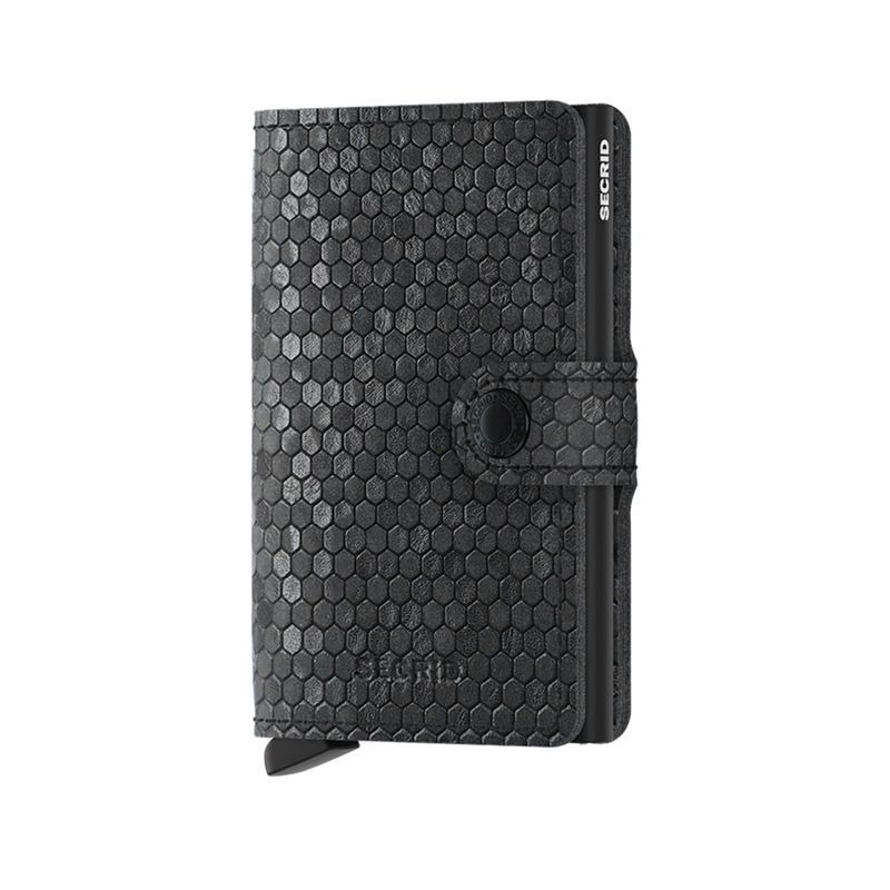 Miniwallet Hexagon Black