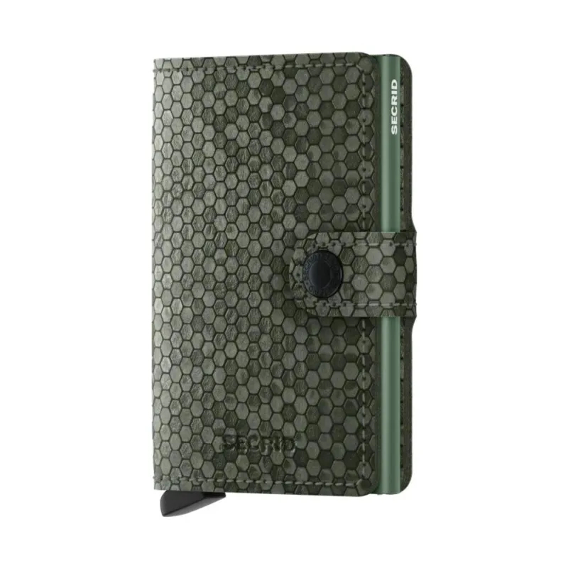 Miniwallet Hexagon Green