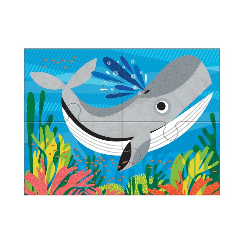 4-in-a-Box Puzzle Set Ocean Friends