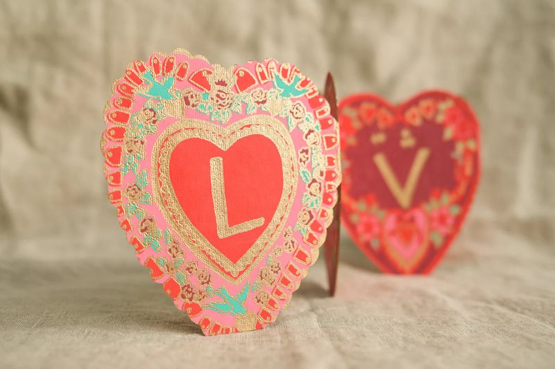 Love Concertina Card