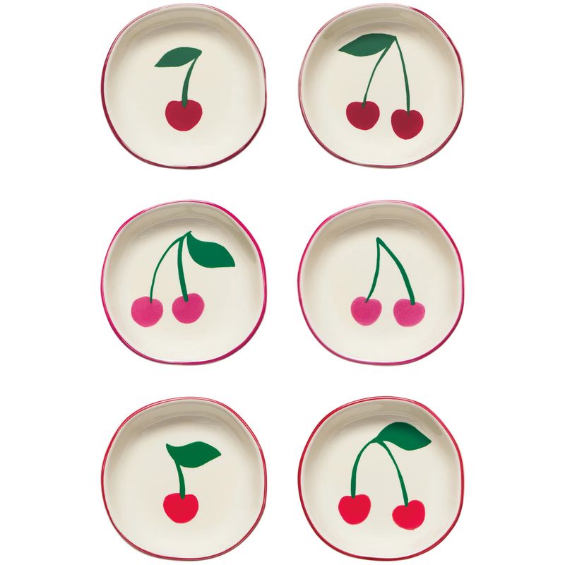 Pinch Bowl Set of 6 Very Cherry