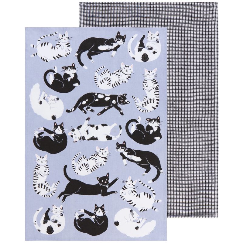 Dishtowel Set Meow &amp; Furever
