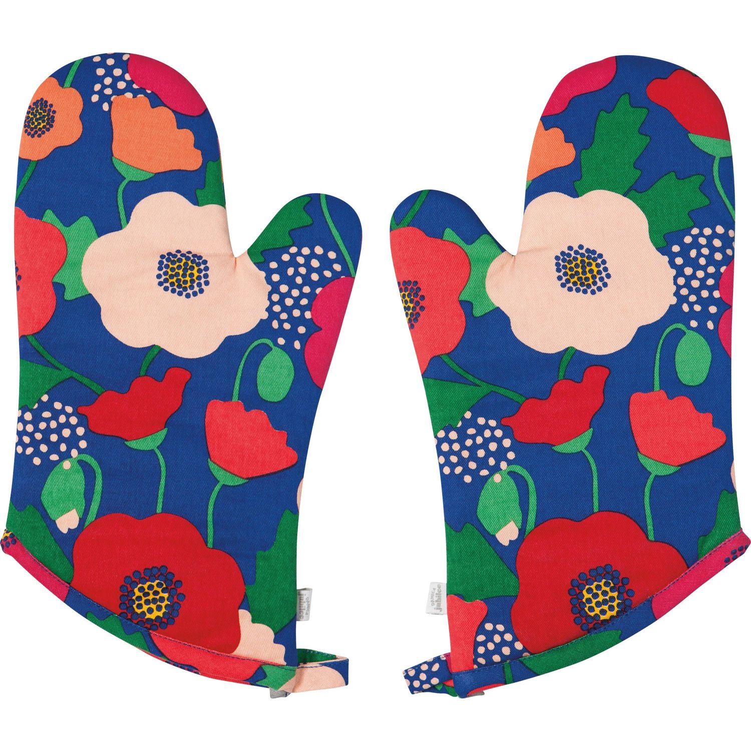 Oven Mitt Set of 2 Poppy