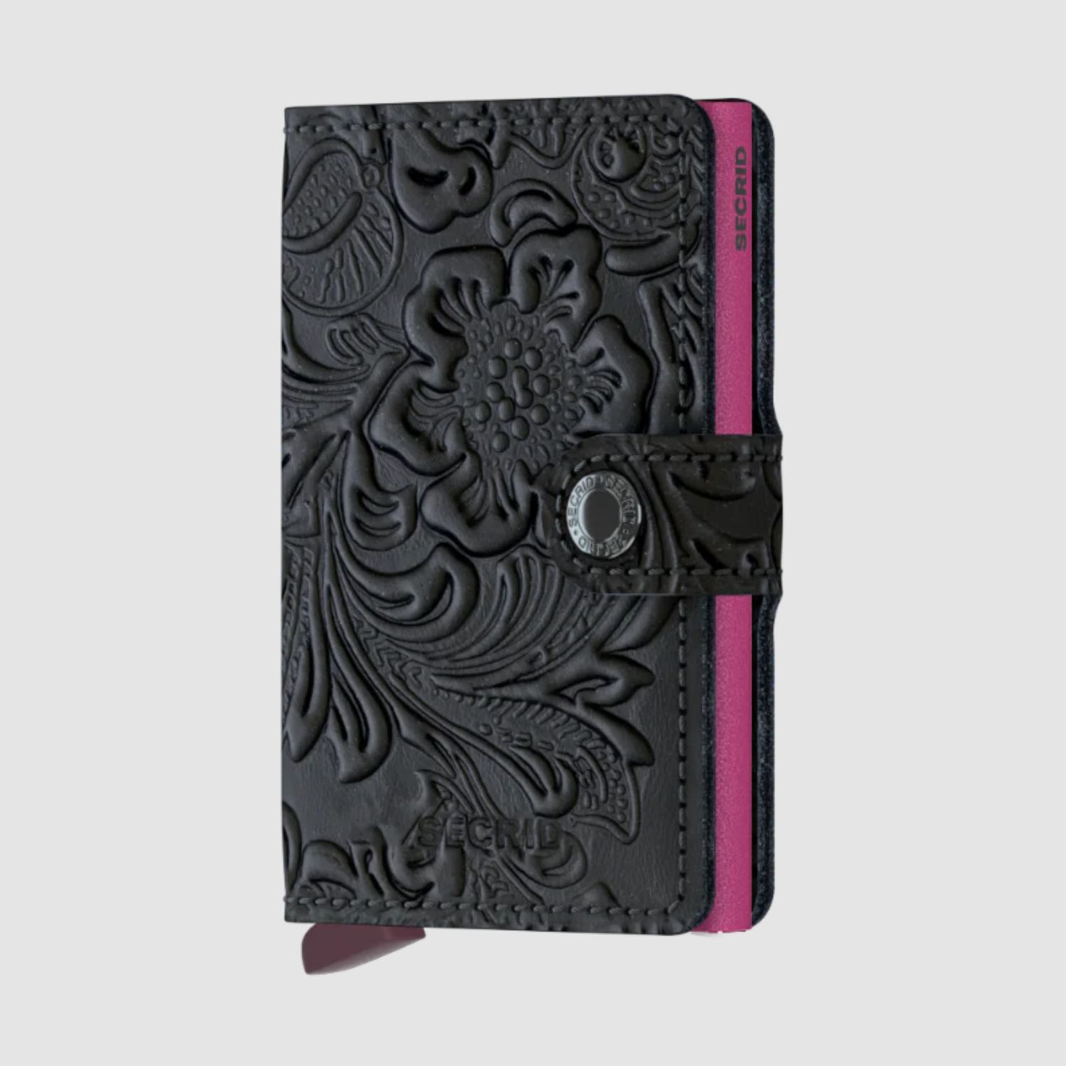 Miniwallet Ornament Black / Fuchsia