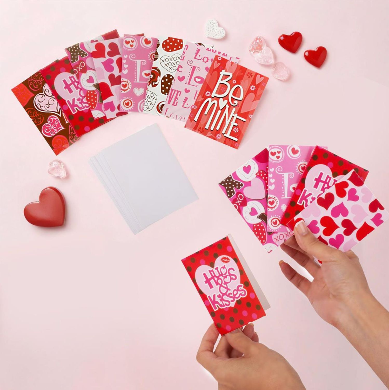 Pack of 12 Valentines Mini Cards