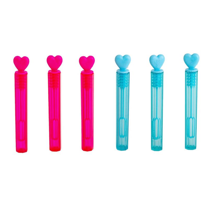 Pack of 6 Valentines Mini Bubbles