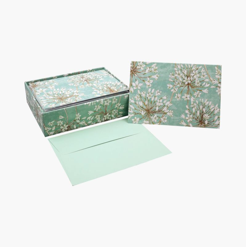 Note Cards Allium Blossoms