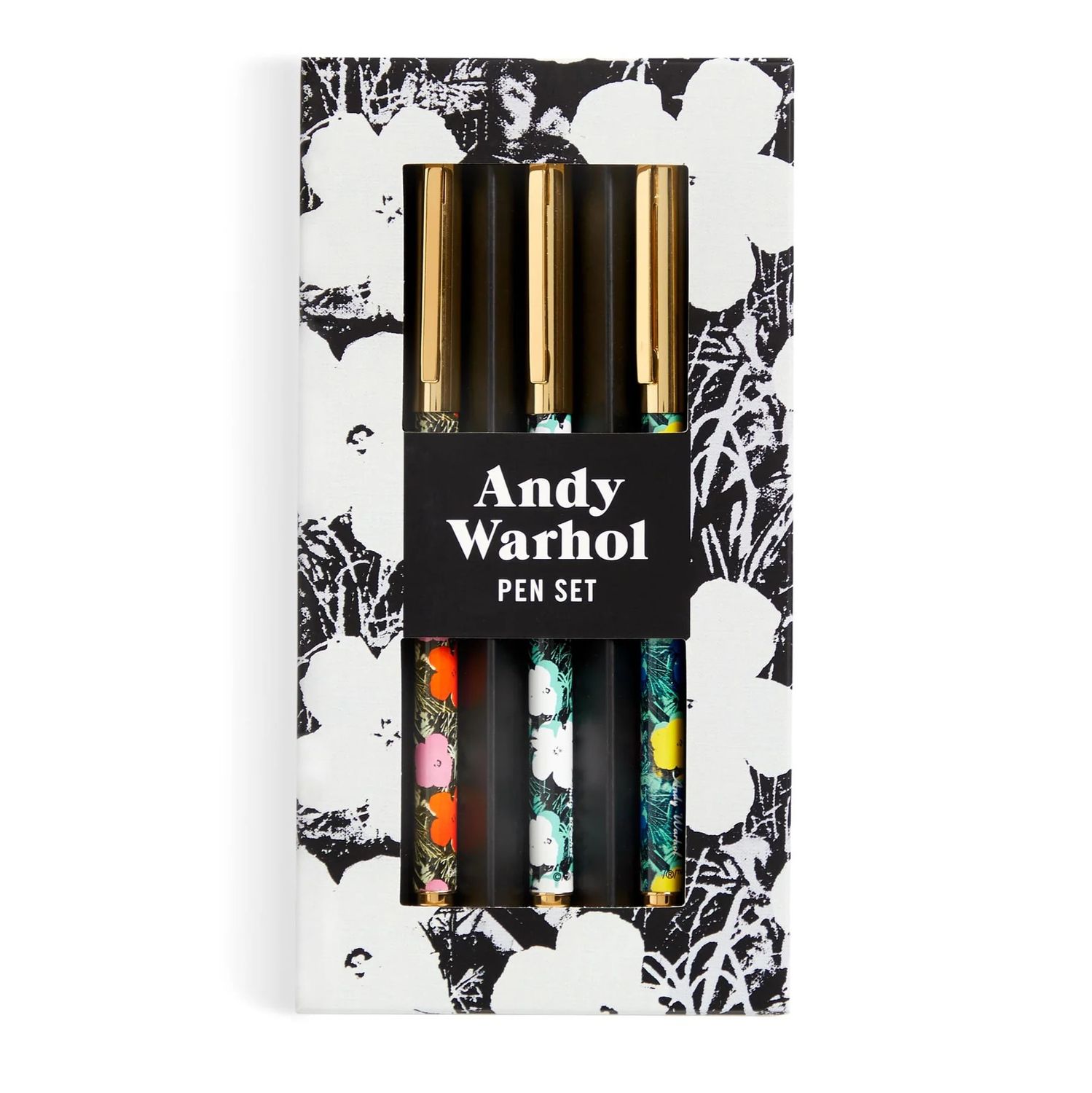 Everyday Pens Set Andy Warhol Flowers