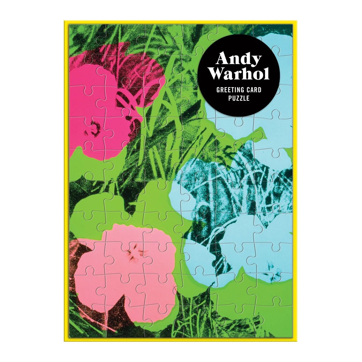 Greeting Card Puzzle Andy Warhol Flowers