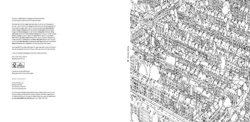 Fantastic Cities Colouring Book