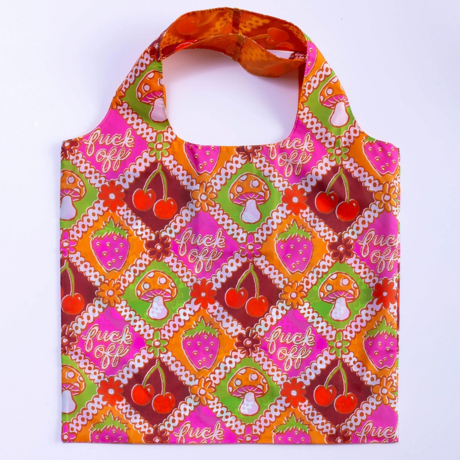 Art Sack Reusable Chris Schmidt F@#! Off Retro