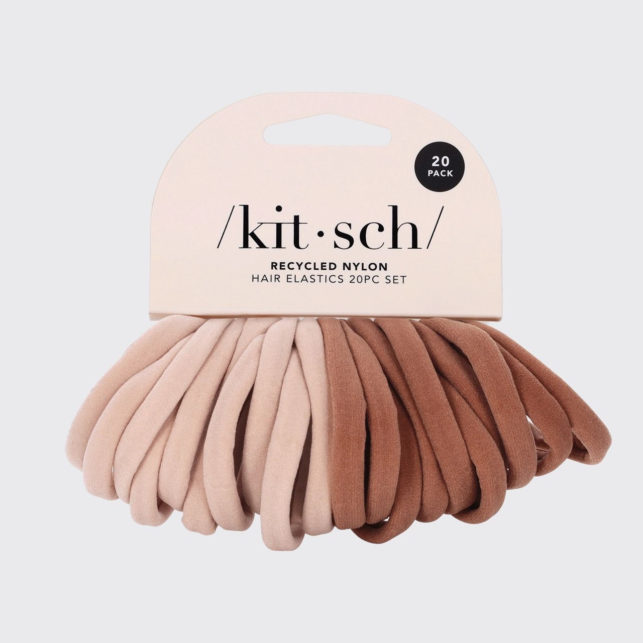 Eco-Friendly Nylon Elastics 20pc Set Blush