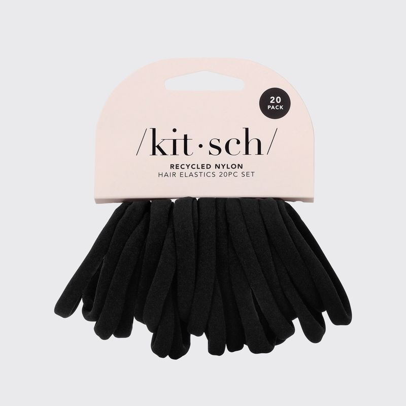 Eco-Friendly Nylon Elastics 20pc Set Black