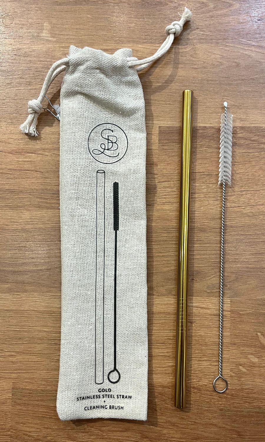 Metal Straw &amp; Brush Set