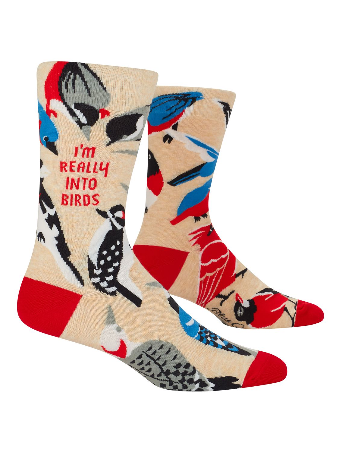 Men&#39;s Crew Socks Really Into Birds