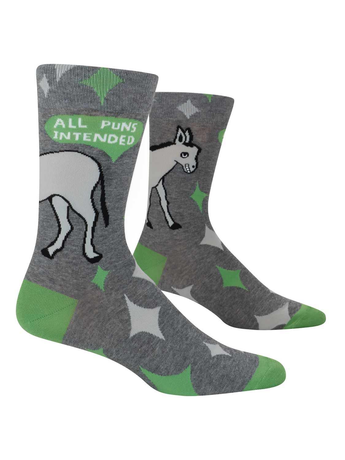 Men&#39;s Crew Socks All Puns Intended