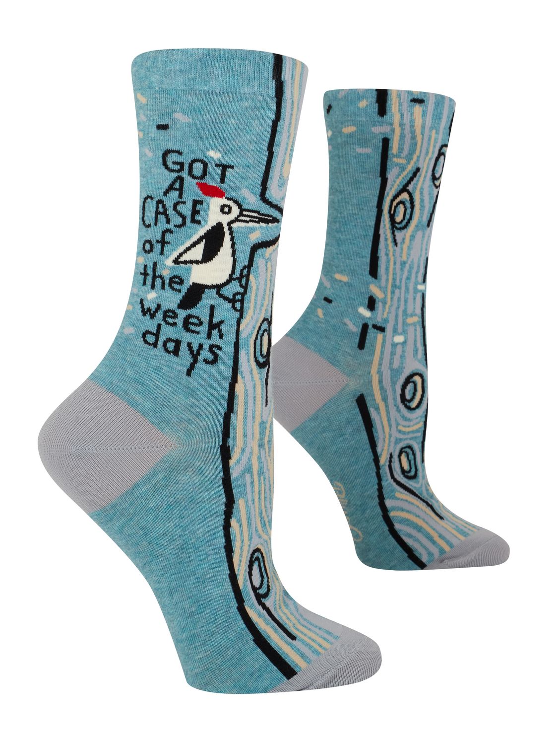 Women&#39;s Crew Socks Case Of The Weekdays