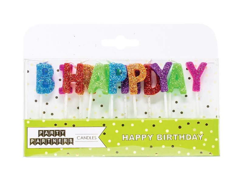 Happy Birthday Candle Set