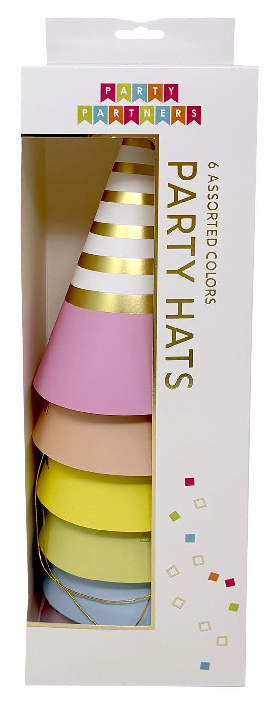 Pastel Rainbow Hats