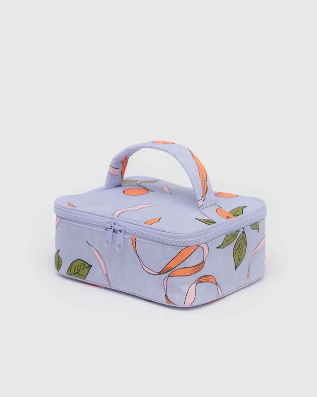 Small Cosmetic Case Apricots &amp; Ribbons