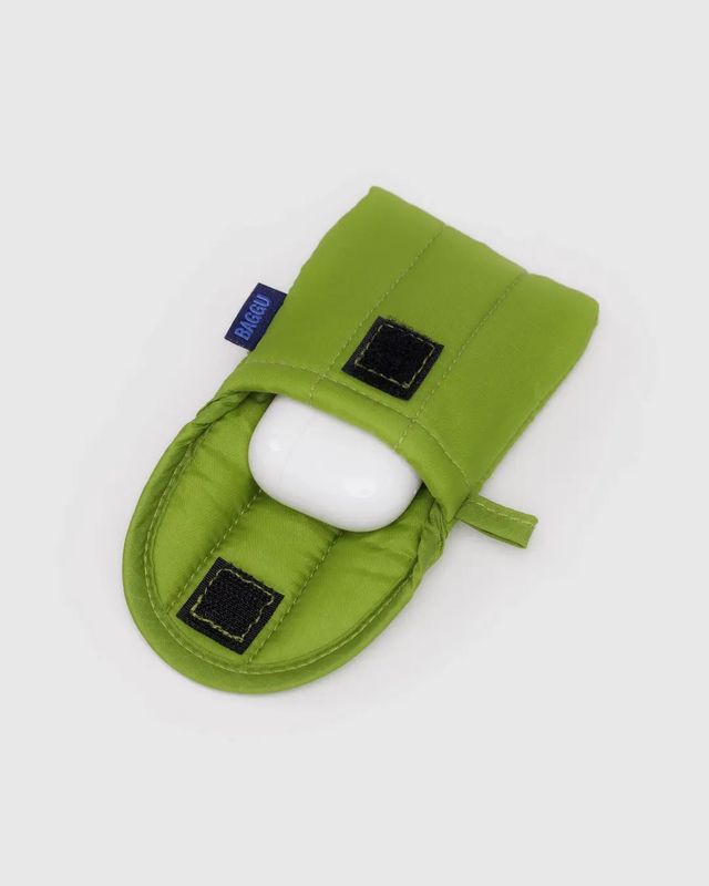 Puffy Earbuds Case Green Juice