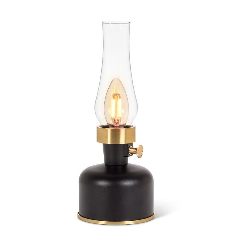 Lamplite LED Lantern w/ Chimney Black
