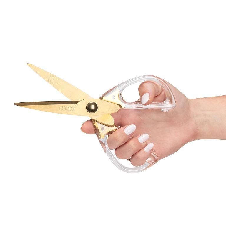 Luxe Scissors All Purpose Clear Handle