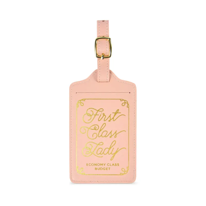 Luggage Tag: First Class Lady