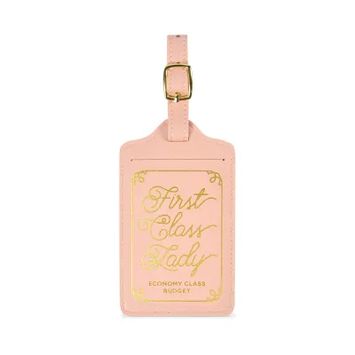 Luggage Tag: First Class Lady