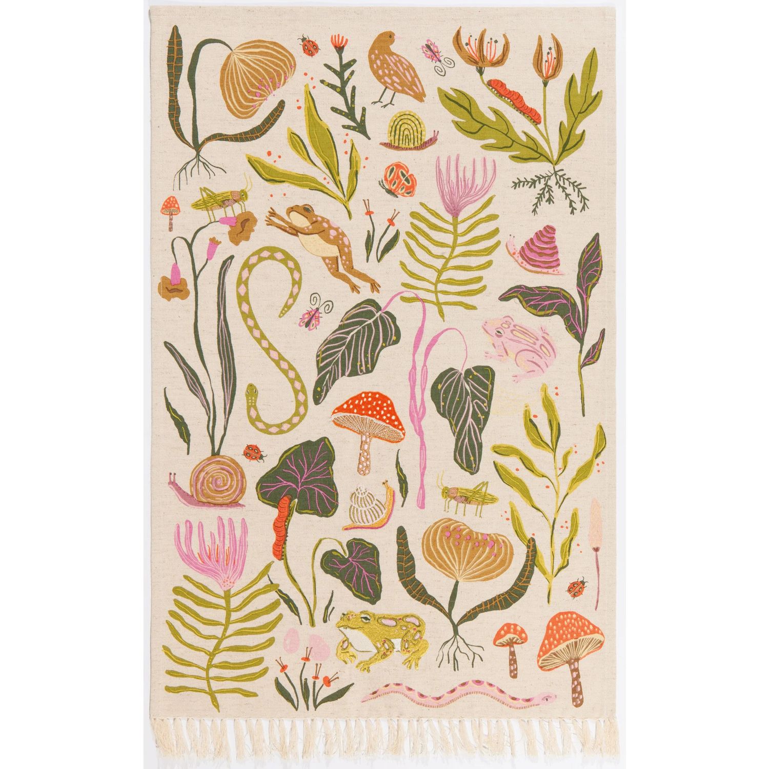 Embroidered Dishtowel Gardenland