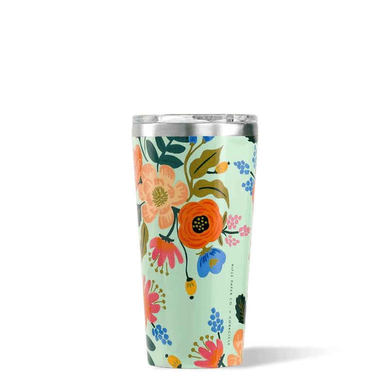 Tumbler 16oz Rifle Paper Lively Floral Gloss Mint