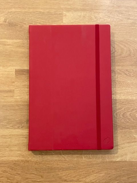 Silk Lined Notebook Burgundy