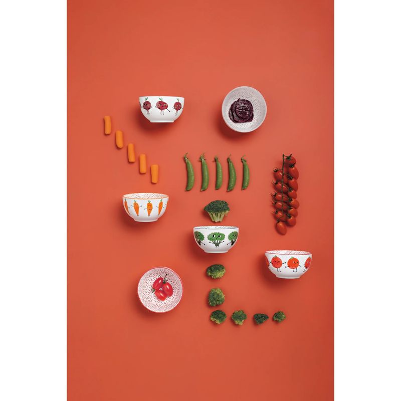 Everyday Bowls Funny Food Set of 4