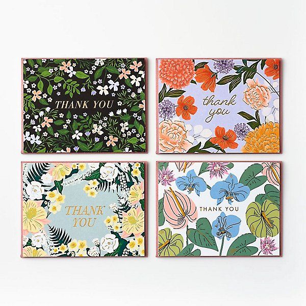 Floral Assorted Thank You Card Set