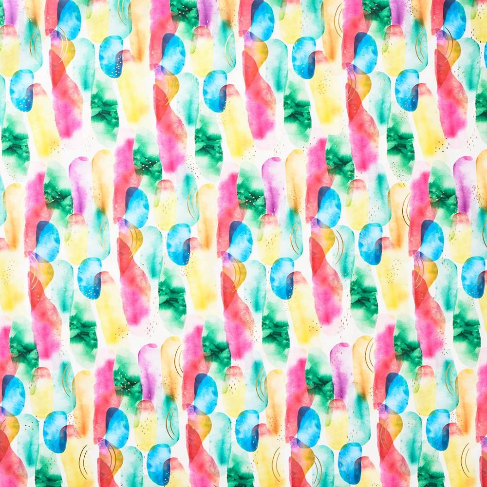 Stone Wrapping Paper Rainbow Abstract Watercolour