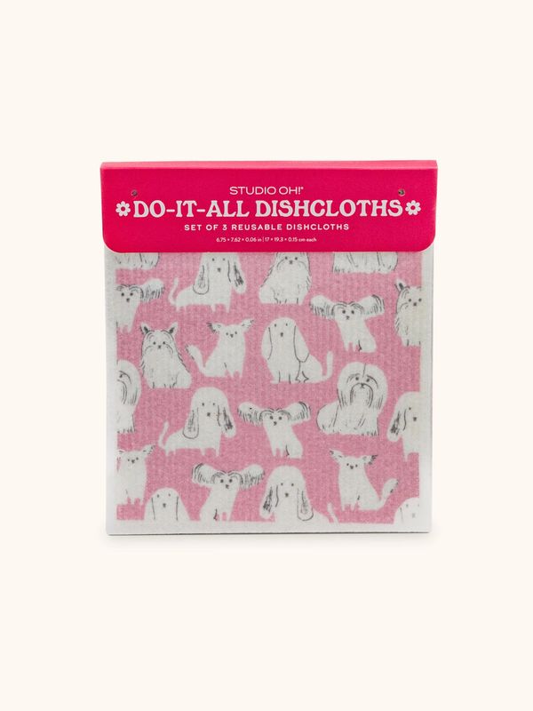 Watchdogs Do-It-All Dishcloths 3-Pack