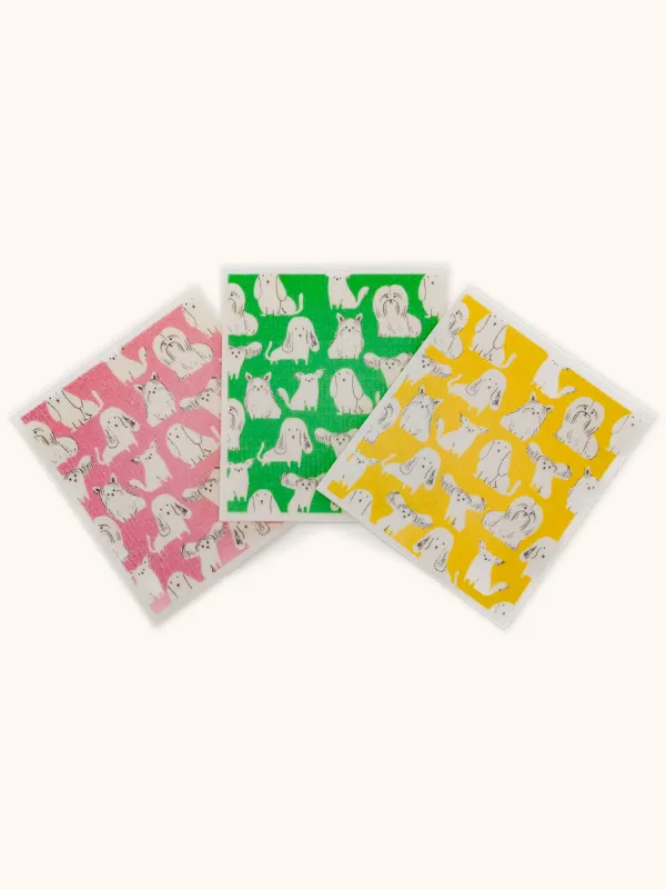 Watchdogs Do-It-All Dishcloths 3-Pack