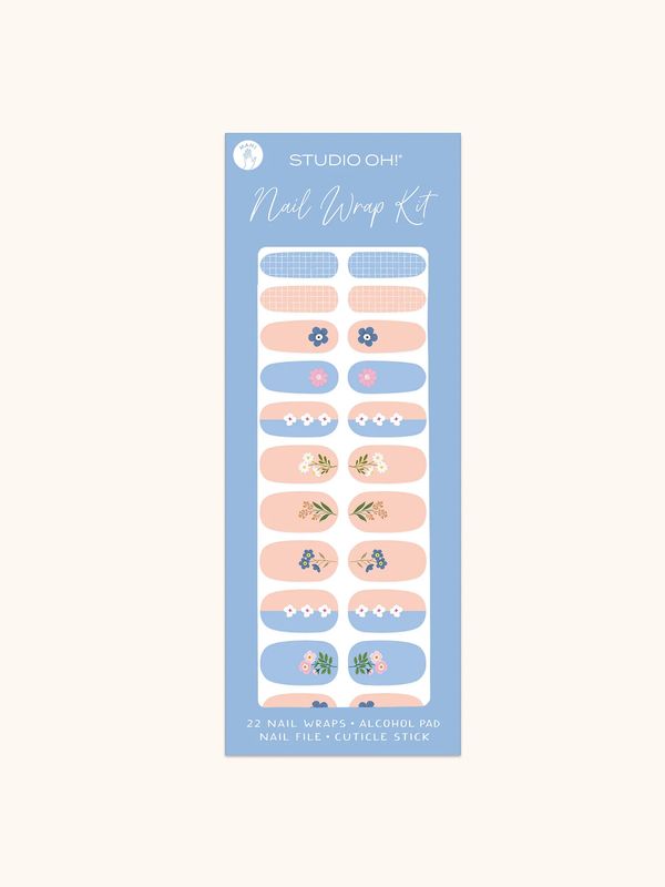 Nail Wrap Kit Pretty Petals