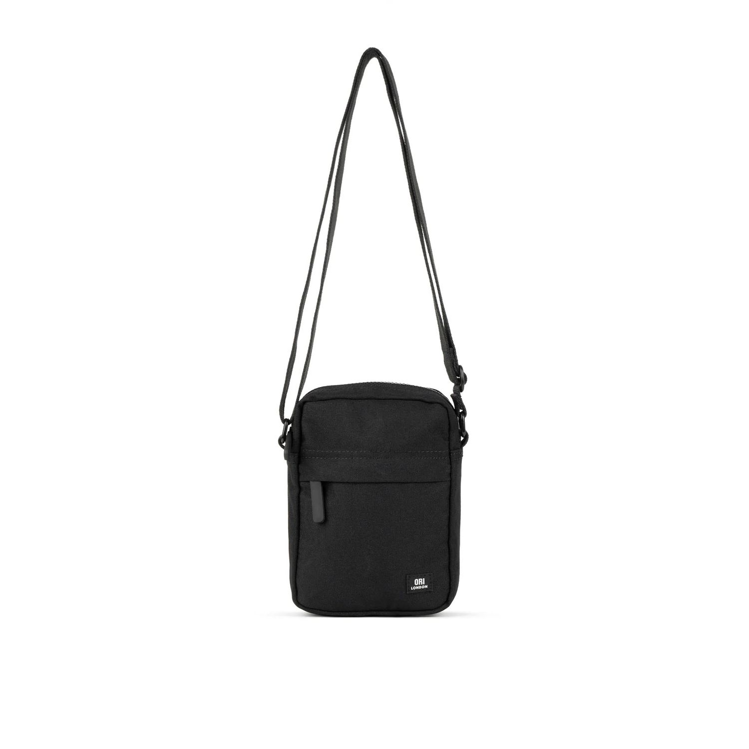 Bond Black Recycled Canvas Crossbody Bag