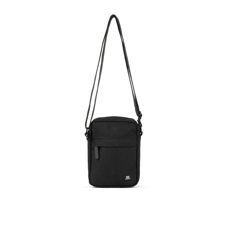 Bond Black Recycled Canvas Crossbody Bag
