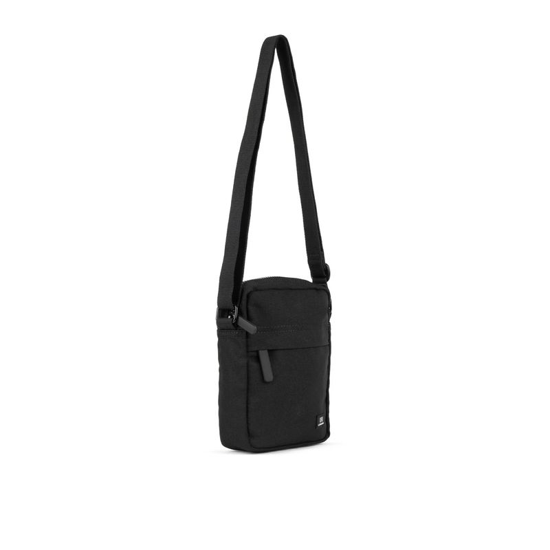 Bond Black Recycled Canvas Crossbody Bag