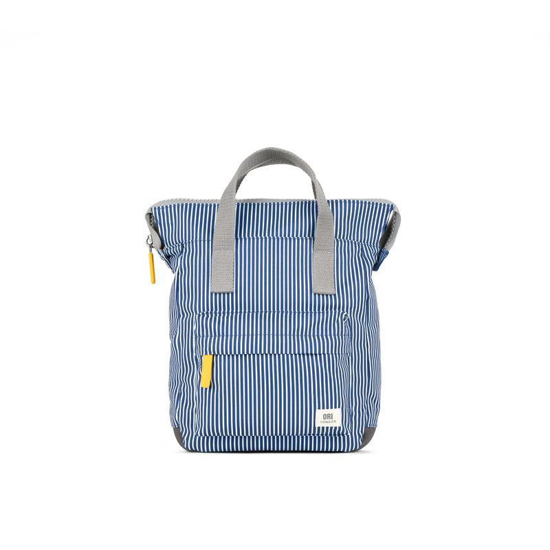 Bantry Small Hickory Stripe Recycled Canvas Backpack