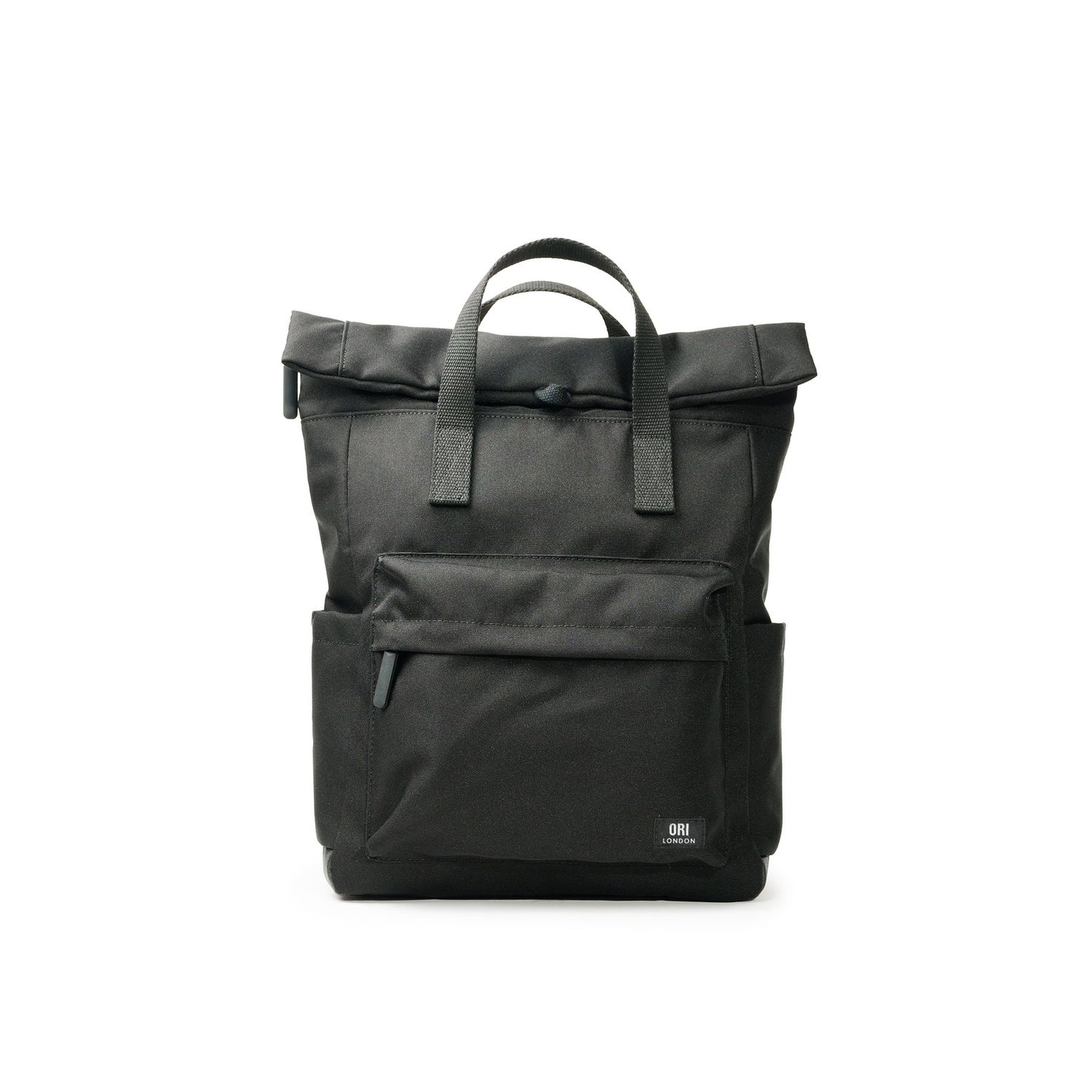 Canfield Medium All Black Recycled Canvas Backpack