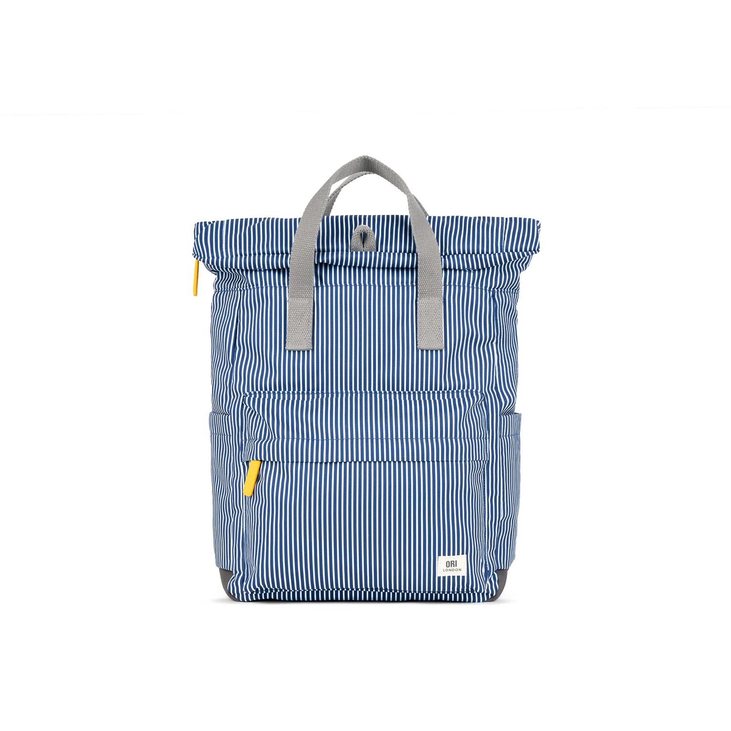Canfield Medium Hickory Stripe Recycled Canvas Backpack