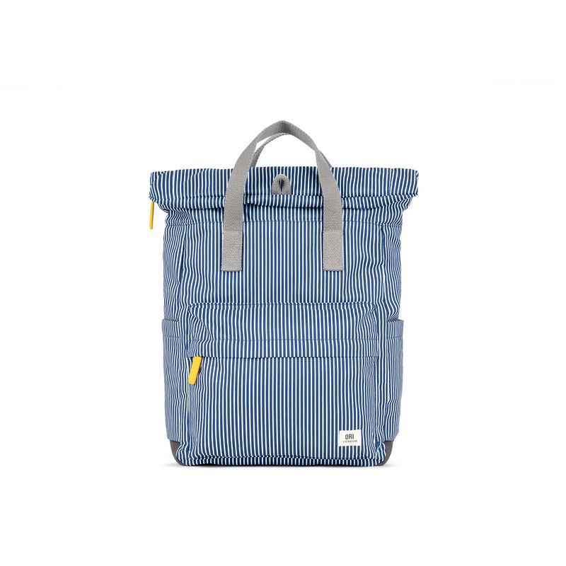 Canfield Medium Hickory Stripe Recycled Canvas Backpack