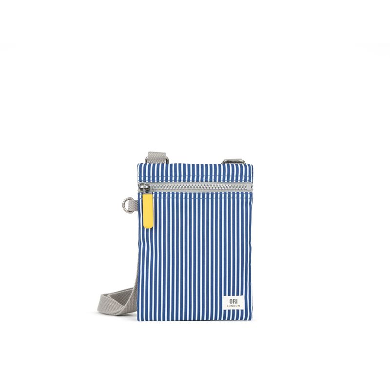 Chelsea Hickory Stripe Recycled Canvas Crossbody Bag