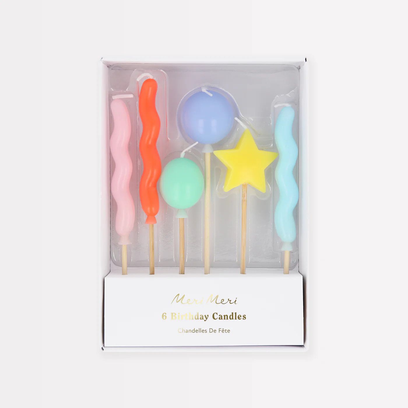 Balloon Candles Set of 6